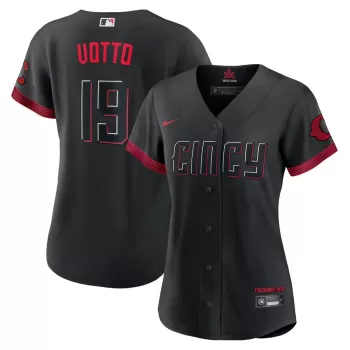 Women's Cincinnati Reds Joey Votto Nike Black City Connect Replica Player Jersey Women's Cincinnati Reds Joey Votto Nike Black City Connect Replica Player Jersey