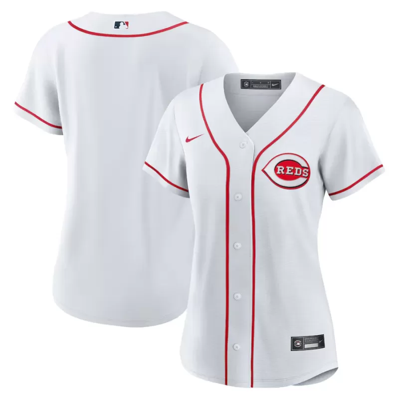 Women's Cincinnati Reds Nike White Home Blank Replica Jersey Women's Cincinnati Reds Nike White Home Blank Replica Jersey