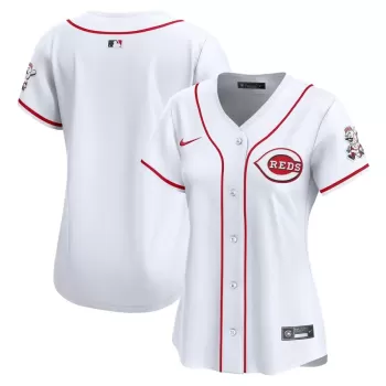Women's Cincinnati Reds Nike White Home Limited Jersey Women's Cincinnati Reds Nike White Home Limited Jersey