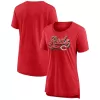 Women's Cincinnati Reds Red League Leader Tri-Blend T-Shirt