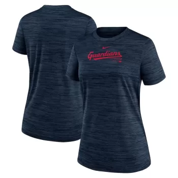 Women's Cleveland Guardians Nike Navy Authentic Collection Velocity Performance T-Shirt Women's Cleveland Guardians Nike Navy Authentic Collection Velocity Performance T-Shirt