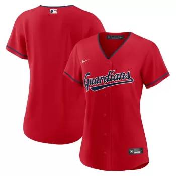 Women's Cleveland Guardians Nike Red Alternate Replica Team Jersey Women's Cleveland Guardians Nike Red Alternate Replica Team Jersey