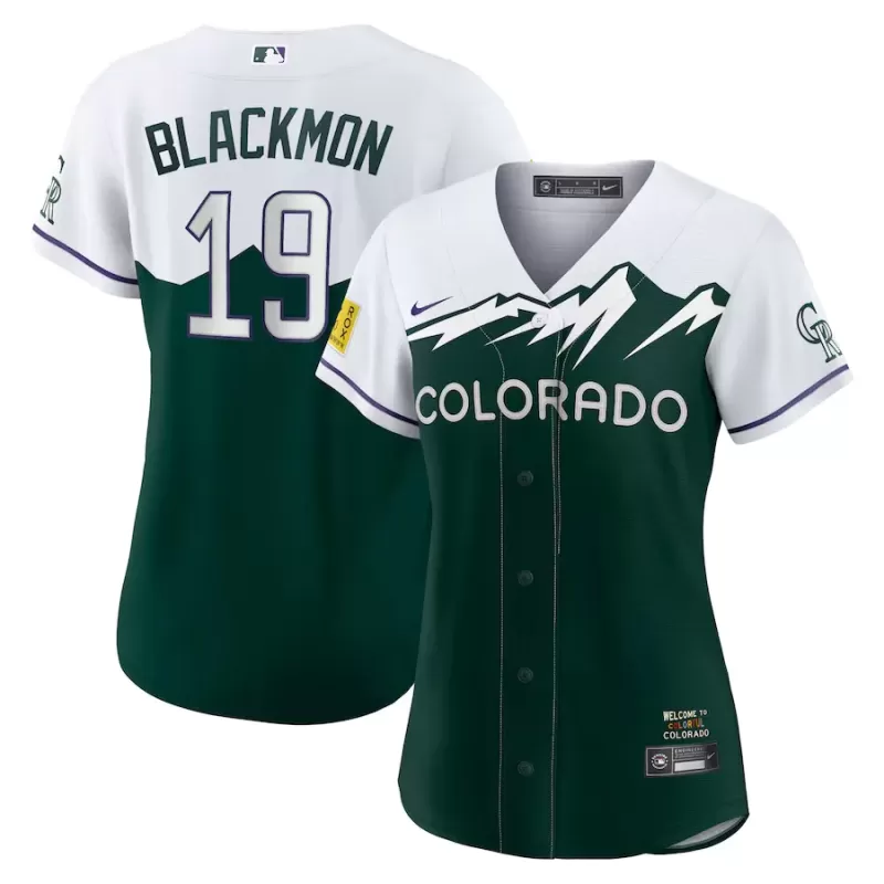 Women's Colorado Rockies Charlie Blackmon Nike White City Connect Replica Player Jersey Women's Colorado Rockies Charlie Blackmon Nike White City Connect Replica Player Jersey