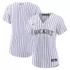 Women's Colorado Rockies Nike White Home Replica Team Jersey