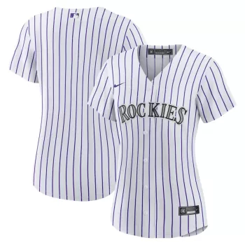 Women's Colorado Rockies Nike White Home Replica Team Jersey Women's Colorado Rockies Nike White Home Replica Team Jersey