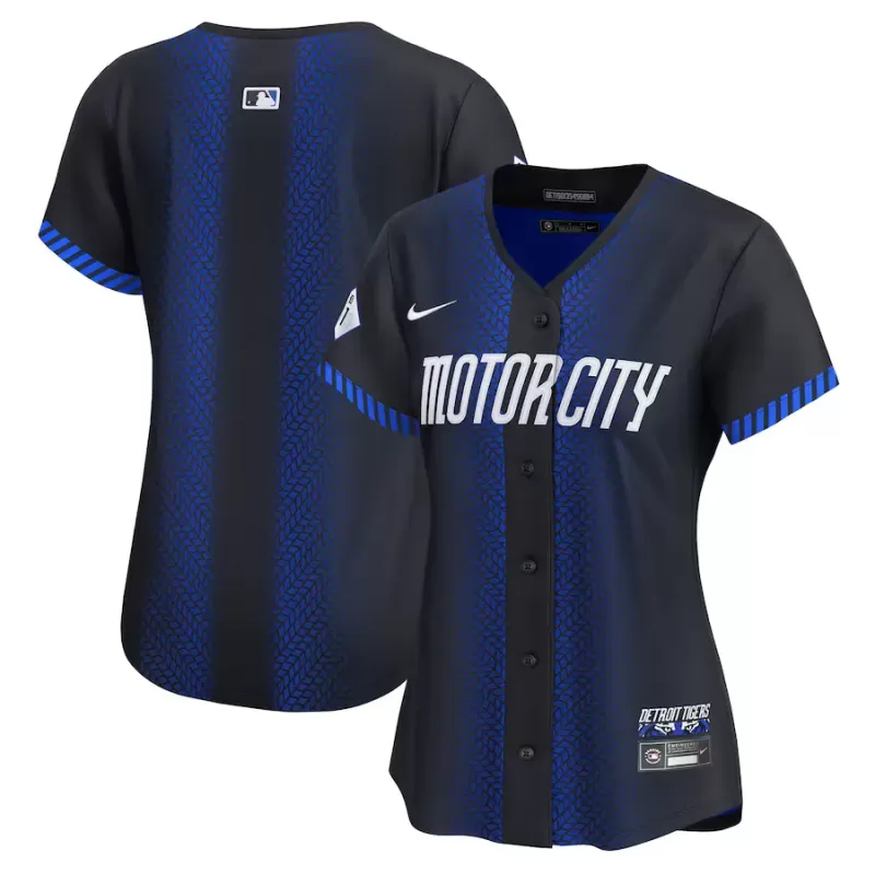 Women's Detroit Tigers Nike Navy 2024 City Connect Limited Jersey Women's Detroit Tigers Nike Navy 2024 City Connect Limited Jersey