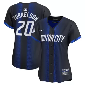 Women's Detroit Tigers Spencer Torkelson Nike Blue 2024 City Connect Limited Jersey Women's Detroit Tigers Spencer Torkelson Nike Blue 2024 City Connect Limited Jersey