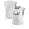 Women's Detroit Tigers WEAR by Erin Andrews Heather Gray Cinched Tank Top