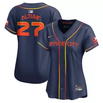 Women's Houston Astros Jose Altuve Nike Navy City Connect Limited Player Jersey Women's Houston Astros Jose Altuve Nike Navy City Connect Limited Player Jersey