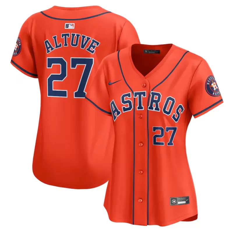 Women's Houston Astros Jose Altuve Nike Orange Alternate Limited Player Jersey Women's Houston Astros Jose Altuve Nike Orange Alternate Limited Player Jersey