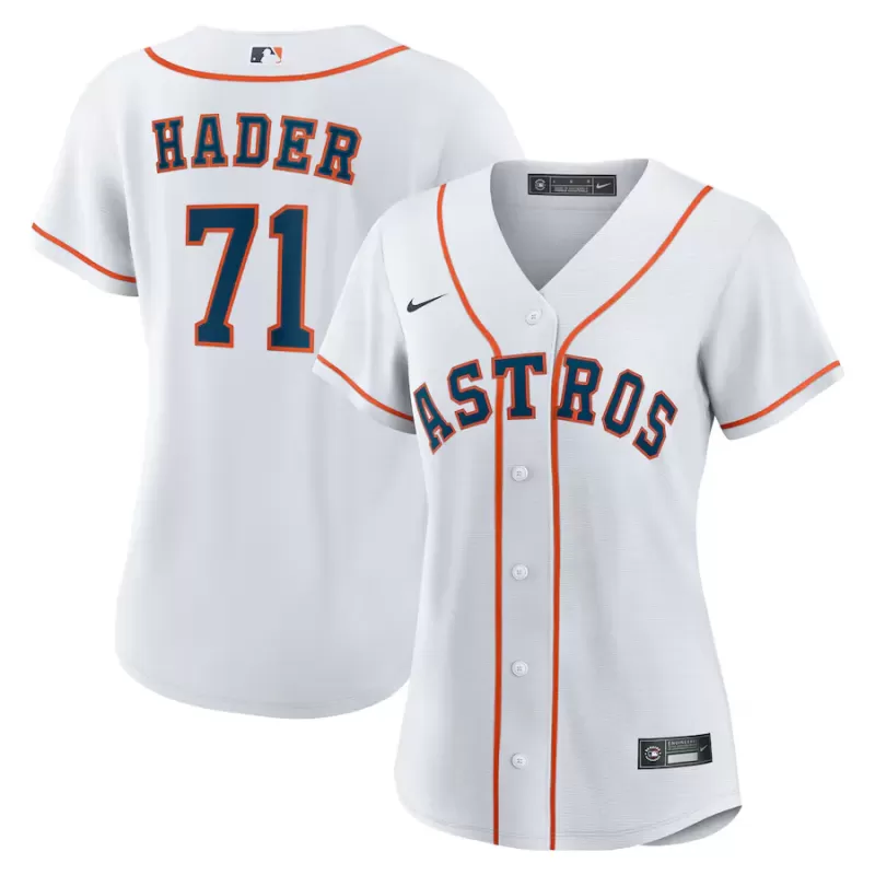 Women's Houston Astros Josh Hader Nike White Home Replica Jersey