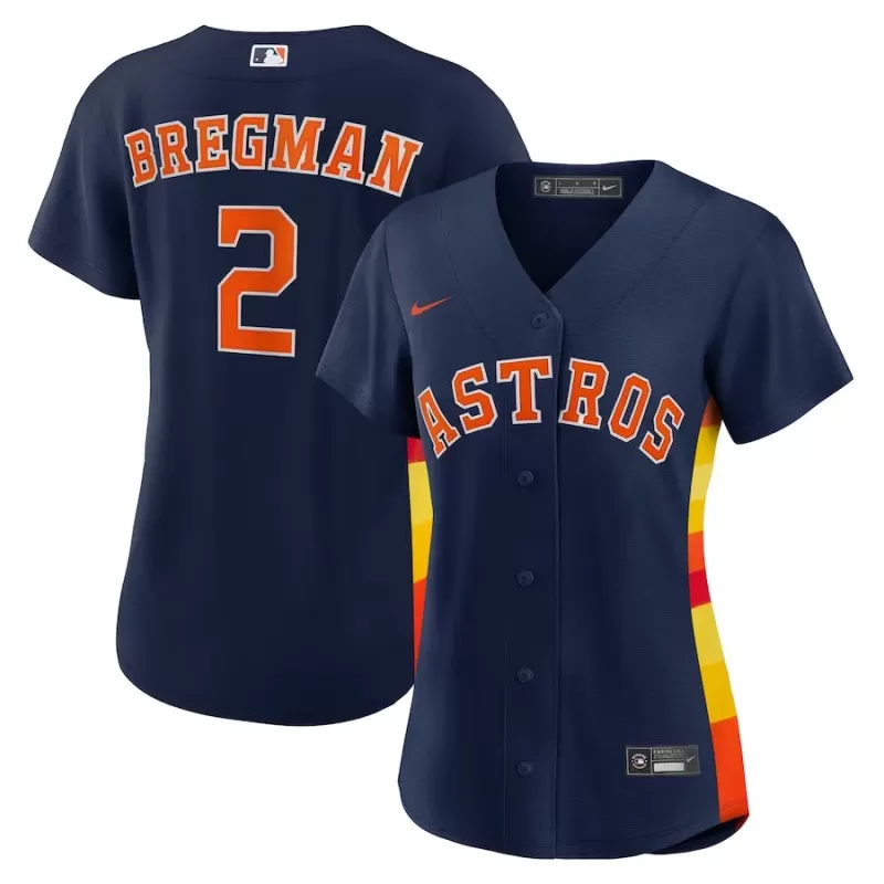 Women's Houston Astros Nike Navy Alternate Replica Player Jersey Women's Houston Astros Nike Navy Alternate Replica Player Jersey