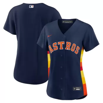 Women's Houston Astros Nike Navy Alternate Replica Team Jersey Women's Houston Astros Nike Navy Alternate Replica Team Jersey