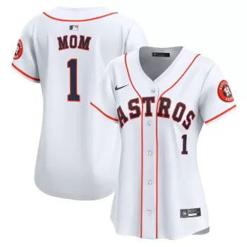 Women's Houston Astros Nike White #1 Mom Home Limited Jersey Women's Houston Astros Nike White #1 Mom Home Limited Jersey