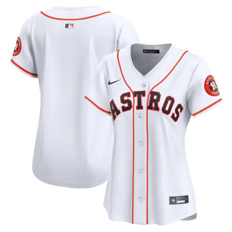 Women's Houston Astros Nike White Home Limited Jersey Women's Houston Astros Nike White Home Limited Jersey