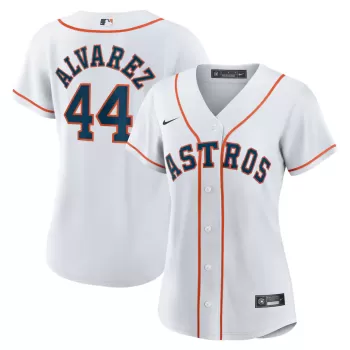 Women's Houston Astros Yordan Alvarez Nike White Home Replica Jersey