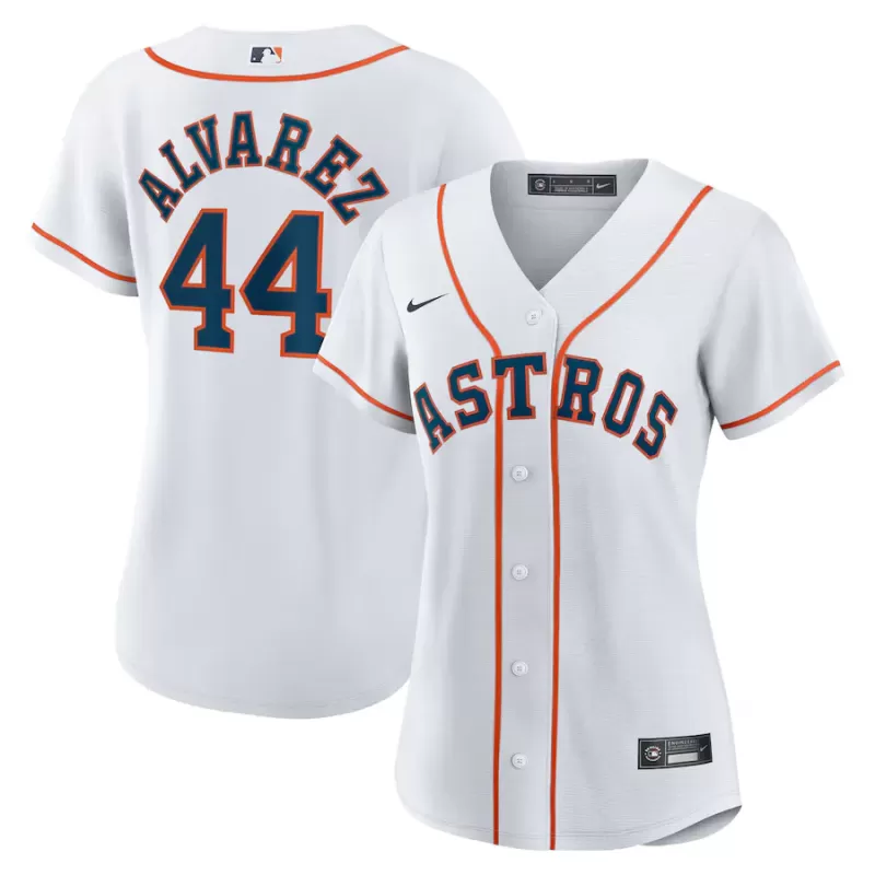 Women's Houston Astros Yordan Alvarez Nike White Home Replica Jersey Women's Houston Astros Yordan Alvarez Nike White Home Replica Jersey