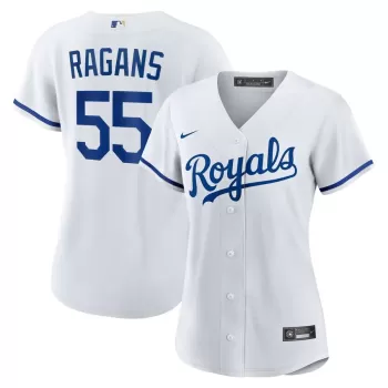 Women's Kansas City Royals Cole Ragans Nike White Home Replica Jersey Women's Kansas City Royals Cole Ragans Nike White Home Replica Jersey