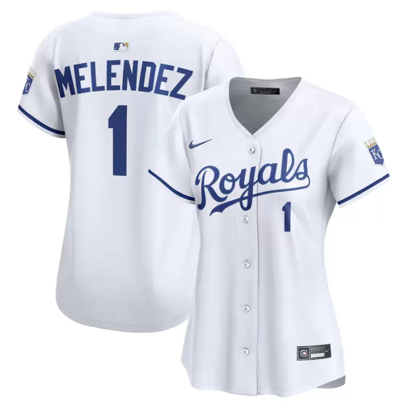 Women's Kansas City Royals MJ Melendez Nike White Home Limited Jersey