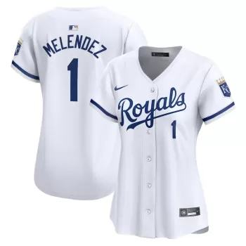 Women's Kansas City Royals MJ Melendez Nike White Home Limited Player Jersey Women's Kansas City Royals MJ Melendez Nike White Home Limited Player Jersey