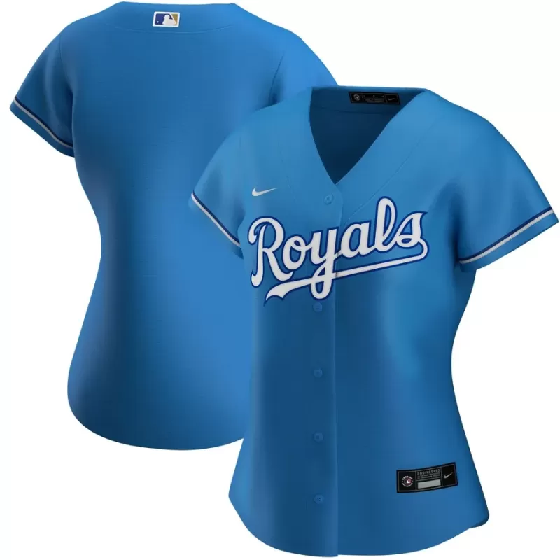Women's Kansas City Royals Nike Light Blue Alternate Replica Team Jersey Women's Kansas City Royals Nike Light Blue Alternate Replica Team Jersey