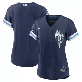 Women's Kansas City Royals Nike Navy City Connect Replica Jersey Women's Kansas City Royals Nike Navy City Connect Replica Jersey