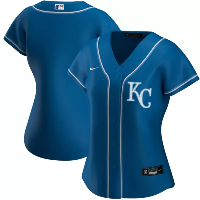 Women's Kansas City Royals Nike Royal Alternate Replica Team Jersey Women's Kansas City Royals Nike Royal Alternate Replica Team Jersey
