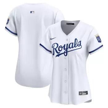 Women's Kansas City Royals Nike White Home Limited Jersey Women's Kansas City Royals Nike White Home Limited Jersey