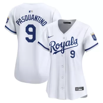 Women's Kansas City Royals Vinnie Pasquantino Nike White Home Limited Player Jersey Women's Kansas City Royals Vinnie Pasquantino Nike White Home Limited Player Jersey