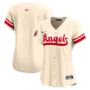 Women's Los Angeles Angels Nike Cream City Connect Limited Jersey Women's Los Angeles Angels Nike Cream City Connect Limited Jersey