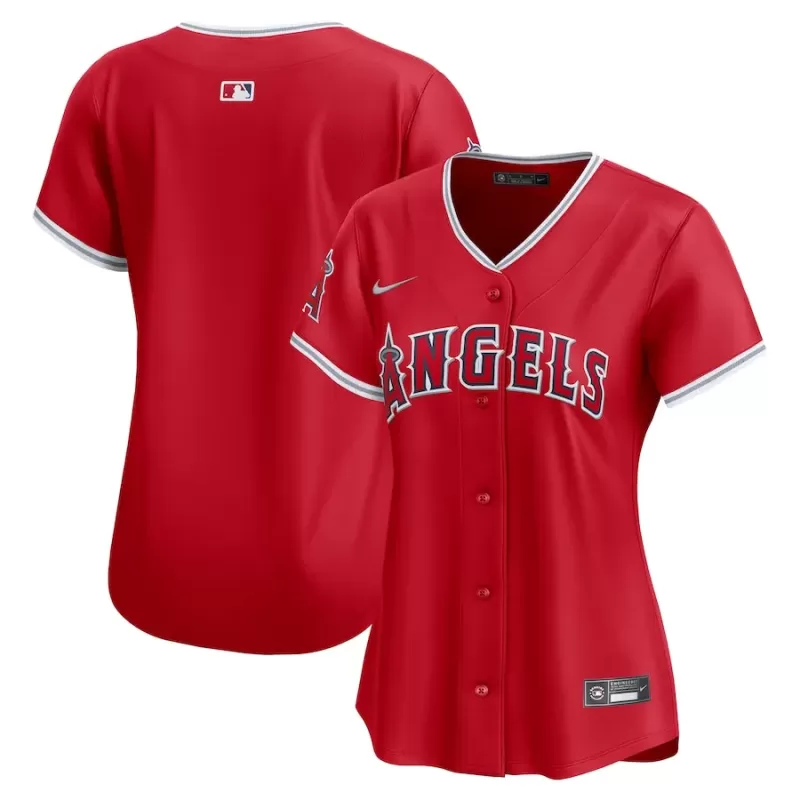 Women's Los Angeles Angels Nike Red Alternate Limited Jersey Women's Los Angeles Angels Nike Red Alternate Limited Jersey
