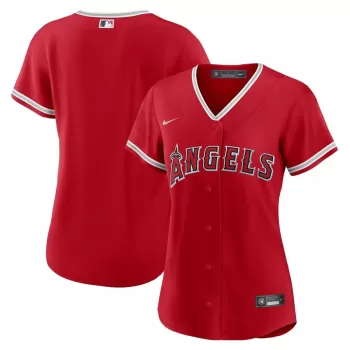 Women's Los Angeles Angels Nike Red Alternate Replica Team Jersey Women's Los Angeles Angels Nike Red Alternate Replica Team Jersey
