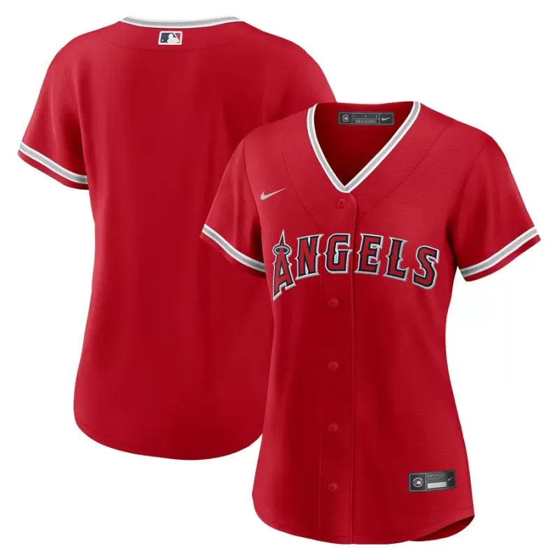 Women's Los Angeles Angels Nike Red Alternate Replica Team Jersey Women's Los Angeles Angels Nike Red Alternate Replica Team Jersey