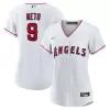 Women's Los Angeles Angels Zach Neto Nike White Home Replica Jersey