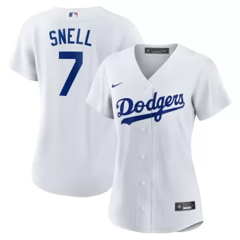 Women's Los Angeles Dodgers Blake Snell Nike White Home Replica Player Jersey Women's Los Angeles Dodgers Blake Snell Nike White Home Replica Player Jersey