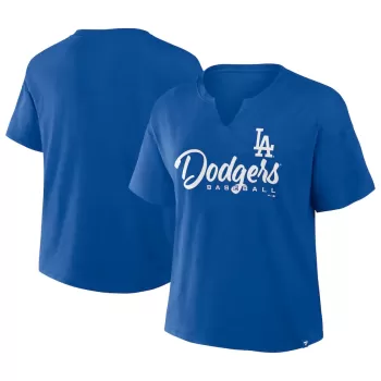 Women's Los Angeles Dodgers Fanatics Royal Fan Fave Stadium Slub T-Shirt Women's Los Angeles Dodgers Fanatics Royal Fan Fave Stadium Slub T-Shirt