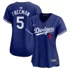 Women's Los Angeles Dodgers Freddie Freeman Nike Royal Alternate Limited Player Jersey Women's Los Angeles Dodgers Freddie Freeman Nike Royal Alternate Limited Player Jersey