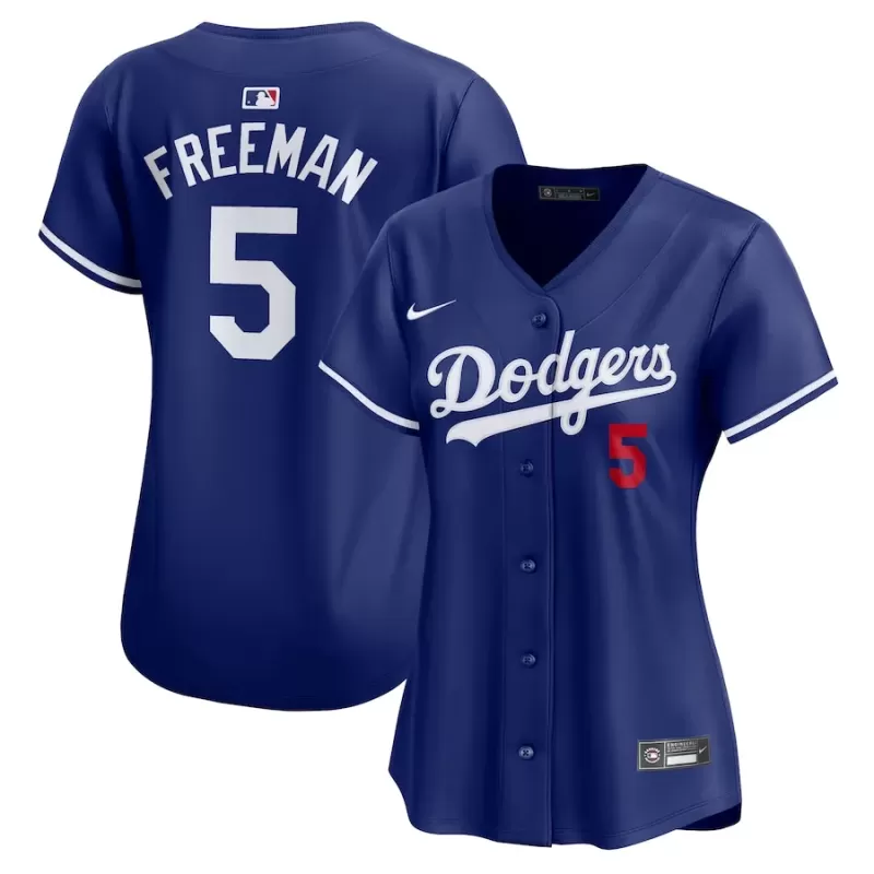 Women's Los Angeles Dodgers Freddie Freeman Nike Royal Alternate Limited Player Jersey Women's Los Angeles Dodgers Freddie Freeman Nike Royal Alternate Limited Player Jersey