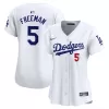 Women's Los Angeles Dodgers Freddie Freeman Nike White Home Limited Player Jersey Women's Los Angeles Dodgers Freddie Freeman Nike White Home Limited Player Jersey