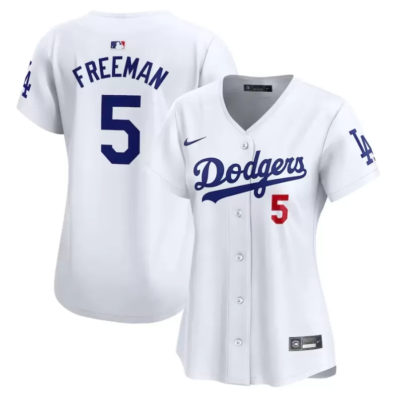 Women's Los Angeles Dodgers Freddie Freeman Nike White Home Limited Player Jersey Women's Los Angeles Dodgers Freddie Freeman Nike White Home Limited Player Jersey