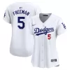 Women's Los Angeles Dodgers Freddie Freeman Nike White Home Limited Player Jersey Women's Los Angeles Dodgers Freddie Freeman Nike White Home Limited Player Jersey