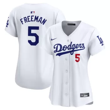 Women's Los Angeles Dodgers Freddie Freeman Nike White Home Limited Player Jersey Women's Los Angeles Dodgers Freddie Freeman Nike White Home Limited Player Jersey