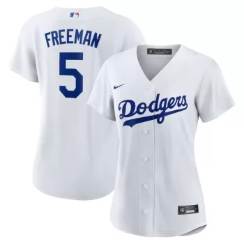 Women's Los Angeles Dodgers Freddie Freeman Nike White Replica Player Jersey Women's Los Angeles Dodgers Freddie Freeman Nike White Replica Player Jersey