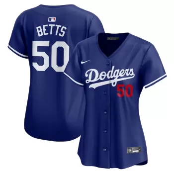 Women's Los Angeles Dodgers Mookie Betts Nike Royal Alternate Limited Player Jersey Women's Los Angeles Dodgers Mookie Betts Nike Royal Alternate Limited Player Jersey