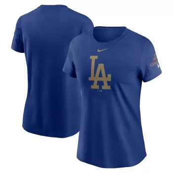 Women's Los Angeles Dodgers Nike Royal 2025 Gold Collection T-Shirt Women's Los Angeles Dodgers Nike Royal 2025 Gold Collection T-Shirt