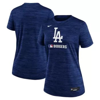 Women's Los Angeles Dodgers Nike Royal Authentic Collection Velocity Performance T-Shirt Women's Los Angeles Dodgers Nike Royal Authentic Collection Velocity Performance T-Shirt