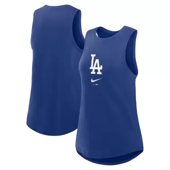Women's Los Angeles Dodgers Nike Royal Legacy Icon High Neck Performance Tank Top