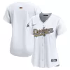Women's Los Angeles Dodgers Nike White 2025 Gold Collection Limited Jersey Women's Los Angeles Dodgers Nike White 2025 Gold Collection Limited Jersey