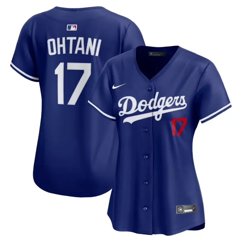 Women's Los Angeles Dodgers Shohei Ohtani Nike Royal Alternate Limited Jersey Women's Los Angeles Dodgers Shohei Ohtani Nike Royal Alternate Limited Jersey