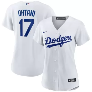 Women's Los Angeles Dodgers Shohei Ohtani Nike White Home Replica Player Jersey Women's Los Angeles Dodgers Shohei Ohtani Nike White Home Replica Player Jersey